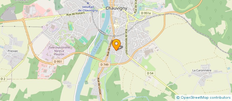 localisation de l'entreprise DR TARTARIN JEAN PHILIPPE DR TISSERAUD TARTARIN MARIE FRANCE  CHAUVIGNY