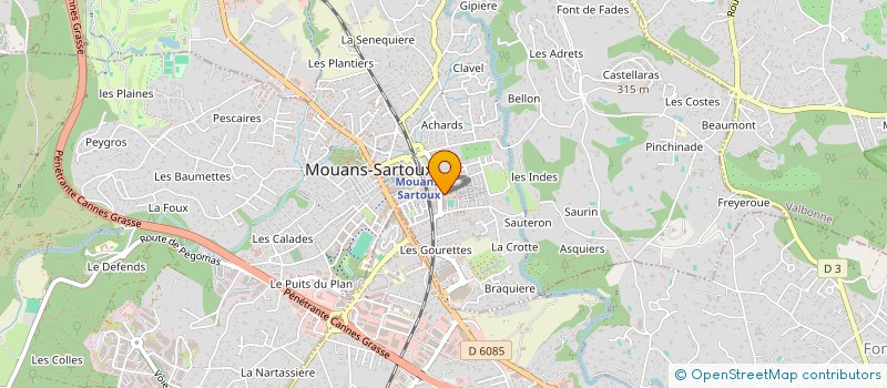 localisation de l'entreprise DR TESAR  MOUANS-SARTOUX