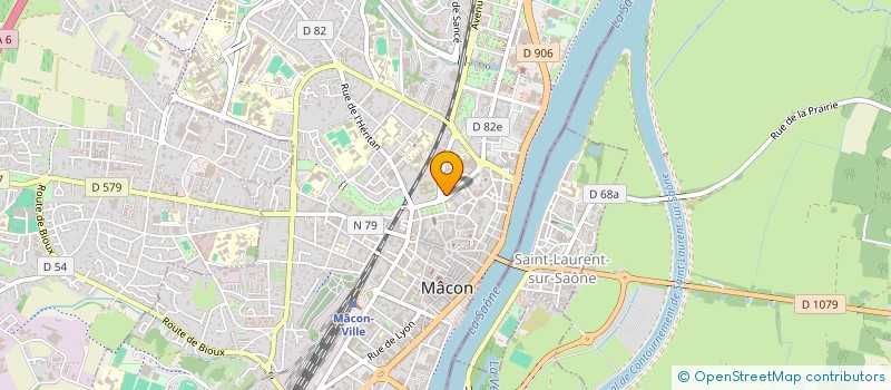 localisation de l'entreprise DR TISNE-VERSAILLES  CHARNAY-LES-MACON