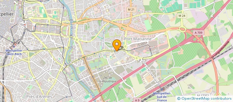 localisation de l'entreprise DR TOURBAH BAHIGE à MONTPELLIER
