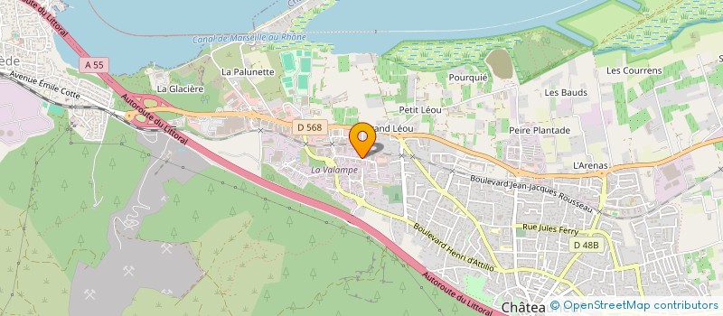 localisation de l'entreprise DR TP  CHATEAUNEUF-LES-MARTIGUES