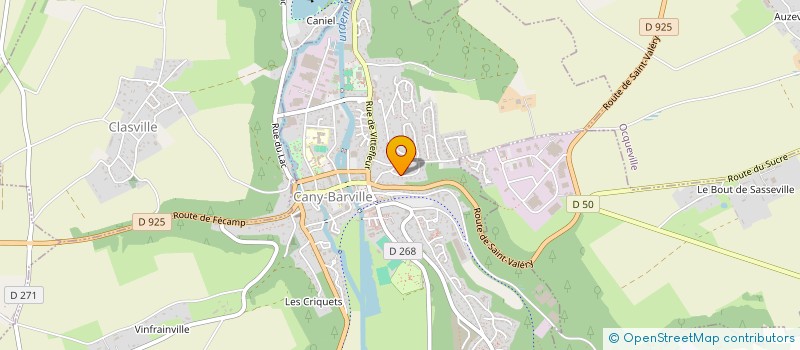 localisation de l'entreprise DR TP  CANY-BARVILLE