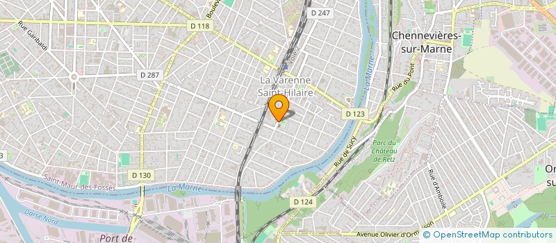 localisation de l'entreprise DR VIDAL  SAINT-MAUR-DES-FOSSES