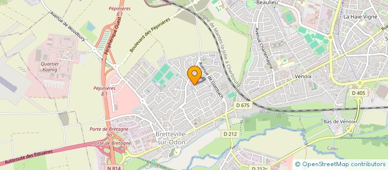 localisation de l'entreprise DR VIDAL ALEXANDRA  BRETTEVILLE-SUR-ODON