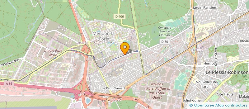 localisation de l'entreprise DR VINCENT CARDOT à MEUDON