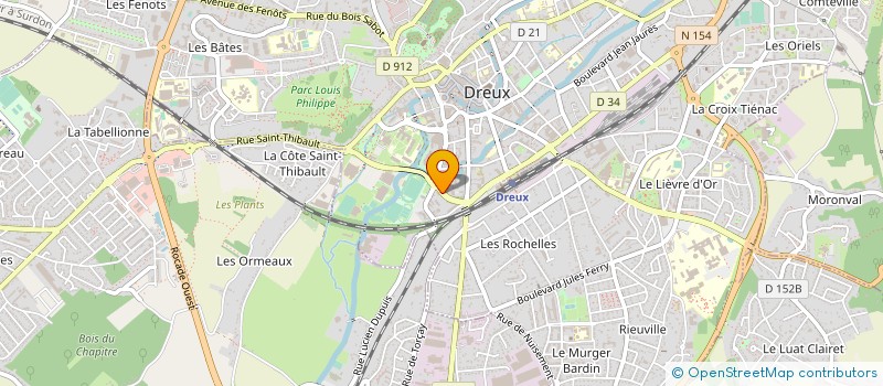 localisation de l'entreprise DR YAHER JEAN MARC ET ASSOCIES à DREUX