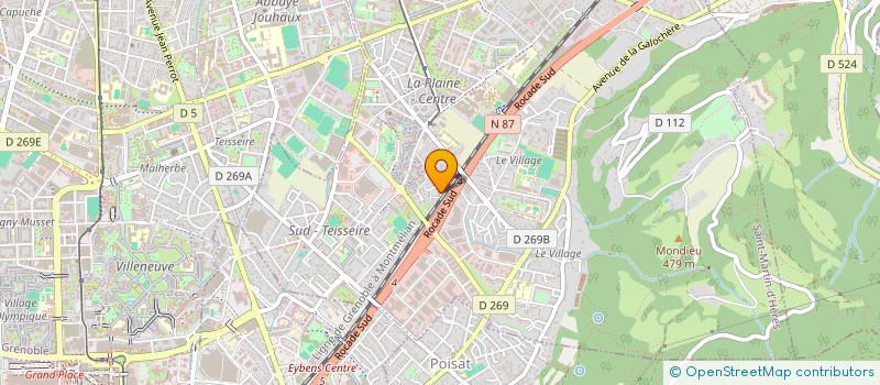 localisation de l'entreprise DR38 MACONNERIE  SAINT-MARTIN-D'HERES