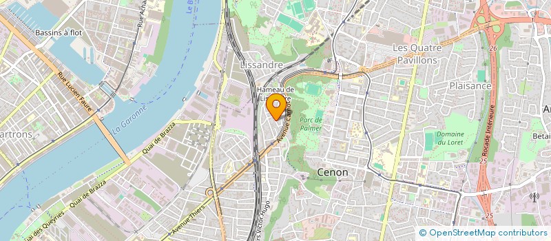 localisation de l'entreprise DR8  CENON