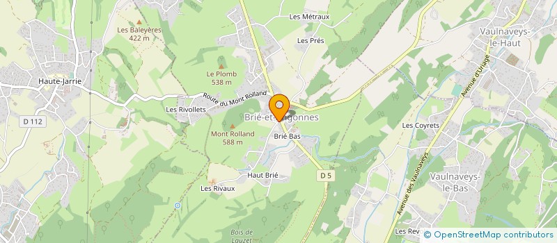 localisation de l'entreprise DRA CHARPENTE  BRIE-ET-ANGONNES