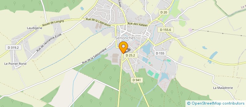 localisation de l'entreprise DRABEK à SENONCHES