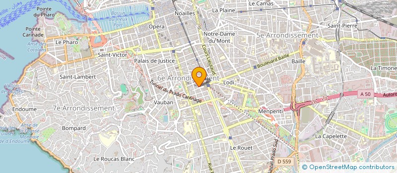 localisation de l'entreprise DRABIK ARNEL DE COMBARIEU GEOMETRES EXPERTS ASSOCIES à MARSEILLE