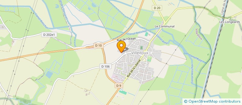 localisation de l'entreprise DRAC  VILLEDOUX