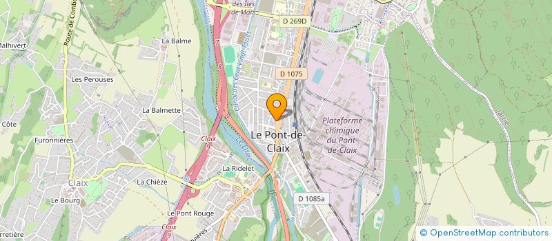 localisation de l'entreprise DRAC MEDICALE  LE PONT-DE-CLAIX