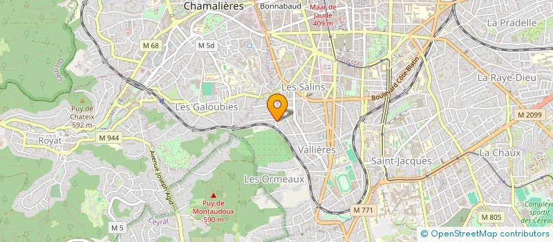 localisation de l'entreprise DRACARYS  CLERMONT-FERRAND