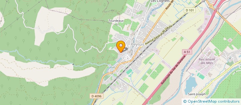 localisation de l'entreprise DRACCARD  PEYRUIS