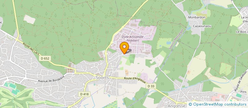 localisation de l'entreprise DRACE  SOORTS-HOSSEGOR