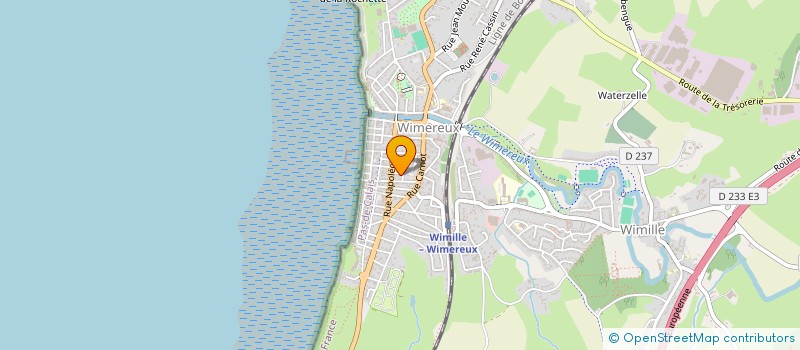 localisation de l'entreprise DRACEF  WIMEREUX