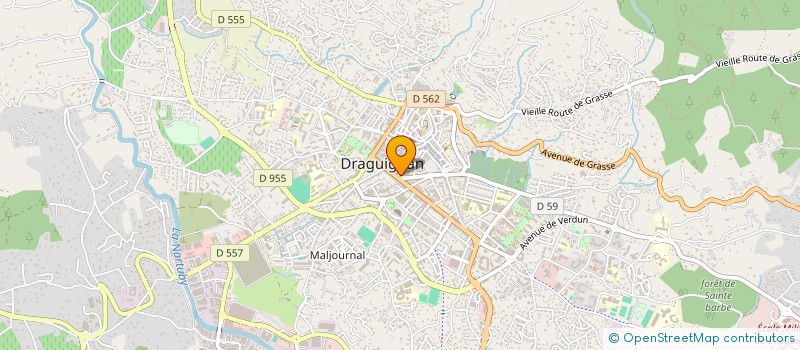 localisation de l'entreprise DRACENIE BAT  DRAGUIGNAN