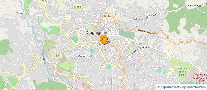 localisation de l'entreprise DRACENIE PARTENAIRE FINANCEMENTS à DRAGUIGNAN