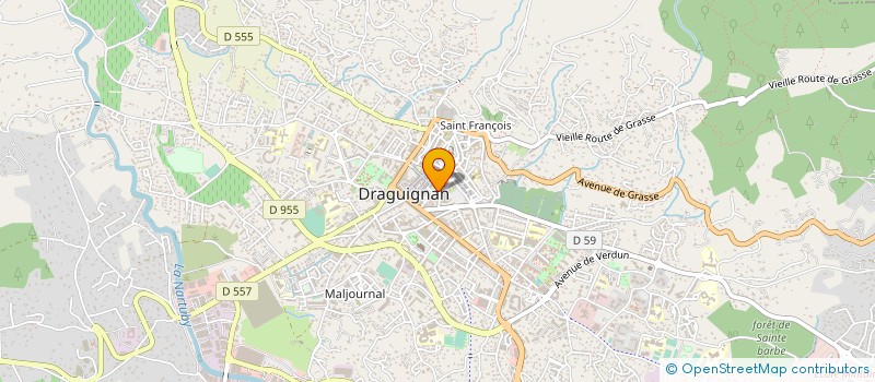 localisation de l'entreprise DRACENIE PROVENCE VERDON AGGLOMERATION à DRAGUIGNAN