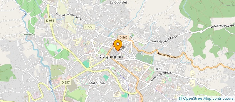 localisation de l'entreprise DRACENOISE DE BOULANGERIE  DRAGUIGNAN