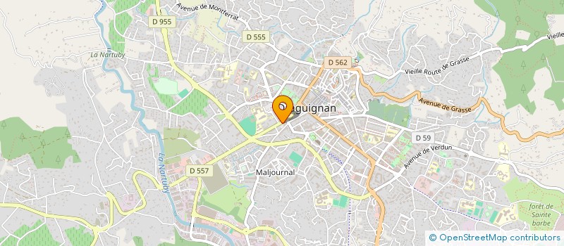 localisation de l'entreprise DRACETECH  DRAGUIGNAN