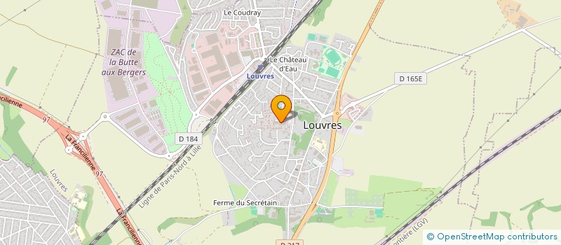 localisation de l'entreprise DRACI CORP  LOUVRES