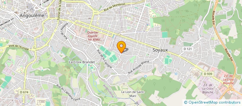 localisation de l'entreprise DRACLMR à ANGOULEME