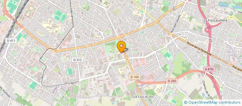 localisation de l'entreprise DRACO CONSULTING à ANGERS