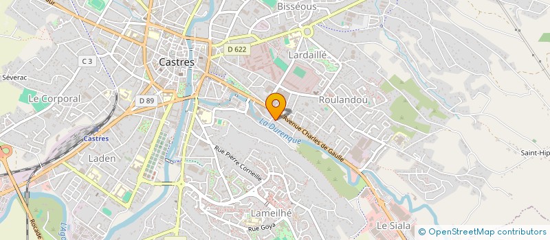 localisation de l'entreprise DRACOREX  CASTRES