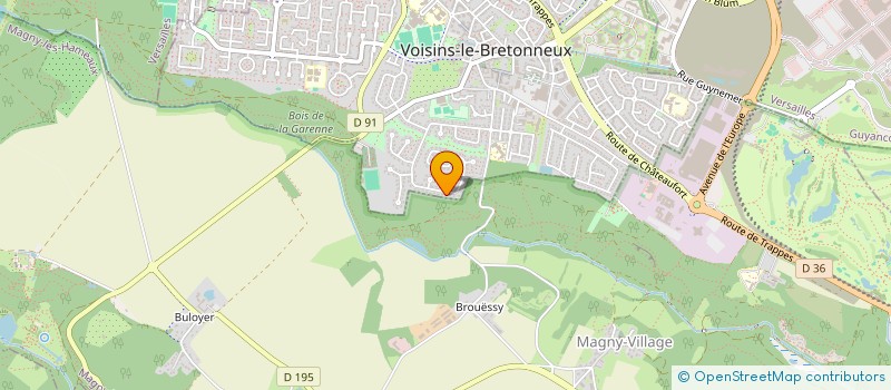 localisation de l'entreprise DRAFF  VOISINS-LE-BRETONNEUX