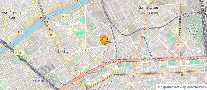 localisation de l'entreprise DRAFT SANTE à CLICHY