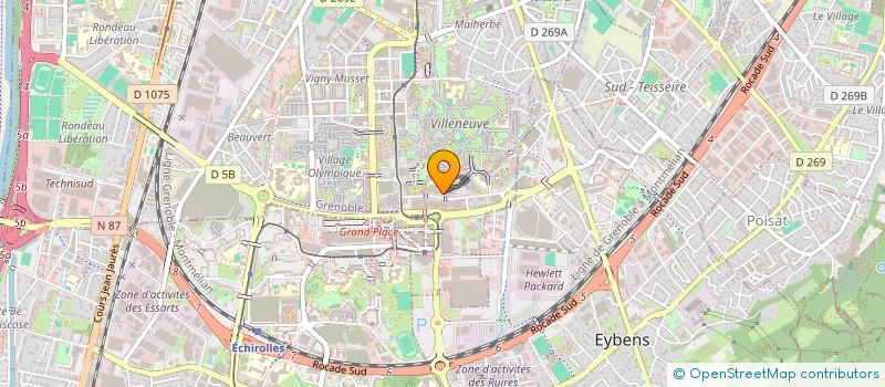 localisation de l'entreprise DRAG'ART  GRENOBLE