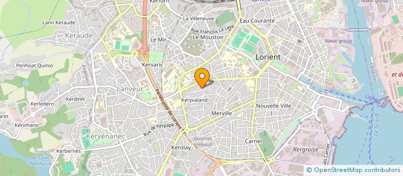 localisation de l'entreprise DRAG BREIZH  LORIENT