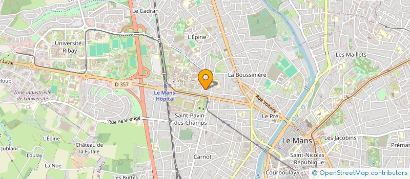 localisation de l'entreprise DRAGAGANZA  LE MANS