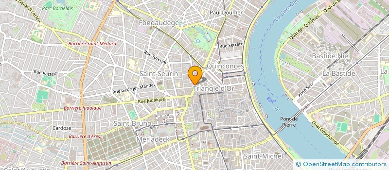 localisation de l'entreprise DRAGAGES ET TRANSPORTS à BORDEAUX