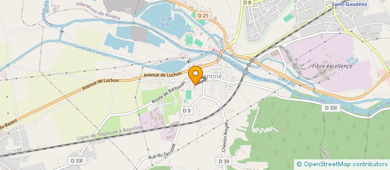 localisation de l'entreprise DRAGAGES GARONNAIS EXTR SABLES à VALENTINE