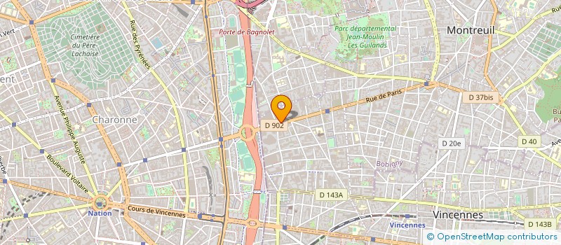 localisation de l'entreprise DRAGAN à MONTREUIL