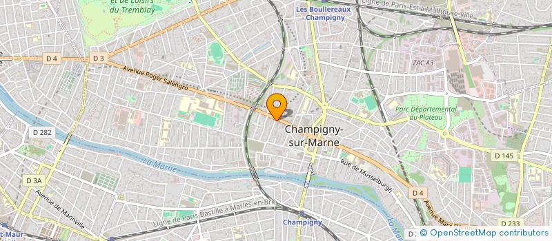 localisation de l'entreprise DRAGEES DE REVE à CHAMPIGNY-SUR-MARNE