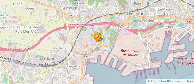 localisation de l'entreprise DRAGEES DU SOLEIL à TOULON