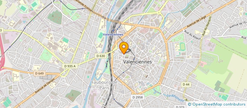 localisation de l'entreprise DRAGEES ET DELICES à VALENCIENNES