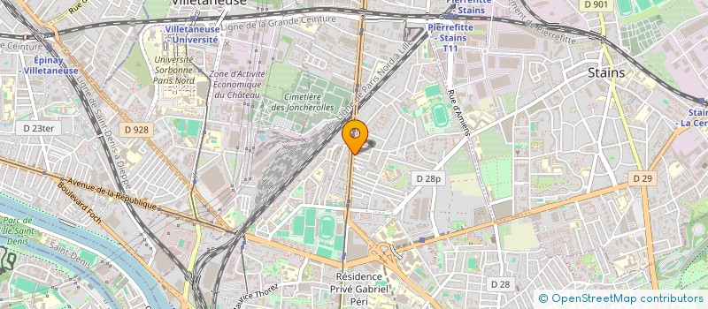 localisation de l'entreprise DRAGICA à PIERREFITTE-SUR-SEINE
