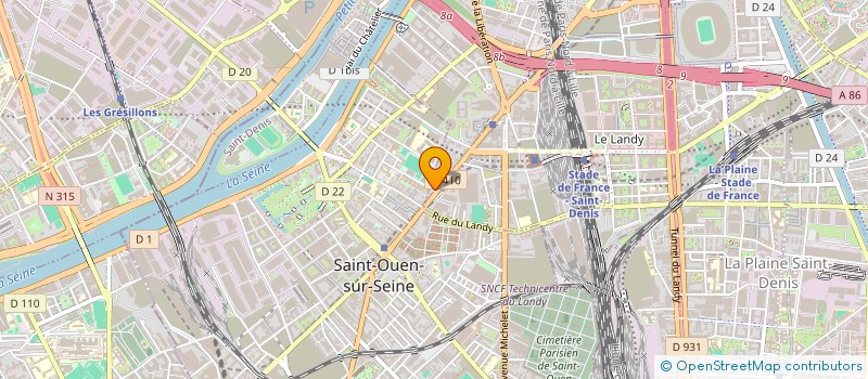 localisation de l'entreprise DRAGINOV à SAINT-DENIS