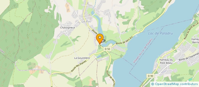 localisation de l'entreprise DRAGOMIR-IONICA  VILLAGES DU LAC DE PALADRU