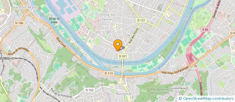 localisation de l'entreprise DRAGON  CROISSY-SUR-SEINE