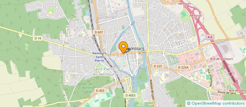 localisation de l'entreprise DRAGON  NEMOURS