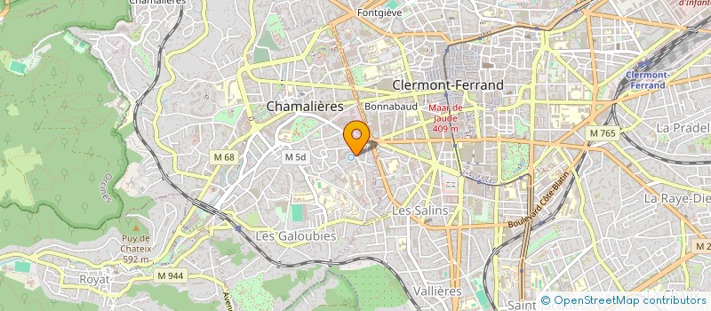 localisation de l'entreprise DRAGON AILE  CHAMALIERES