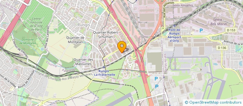 localisation de l'entreprise DRAGON BLEU  RUNGIS