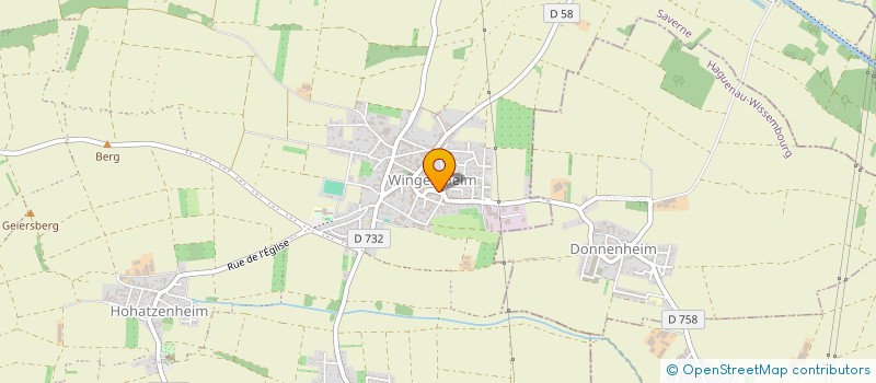 localisation de l'entreprise DRAGON BOWL  WINGERSHEIM LES QUATRE BANS