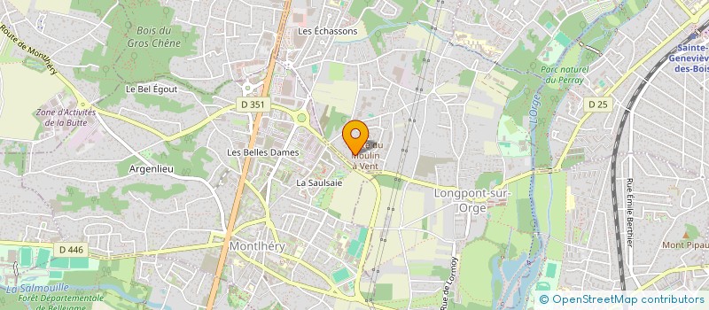 localisation de l'entreprise DRAGON BRETIGNY à LONGPONT-SUR-ORGE